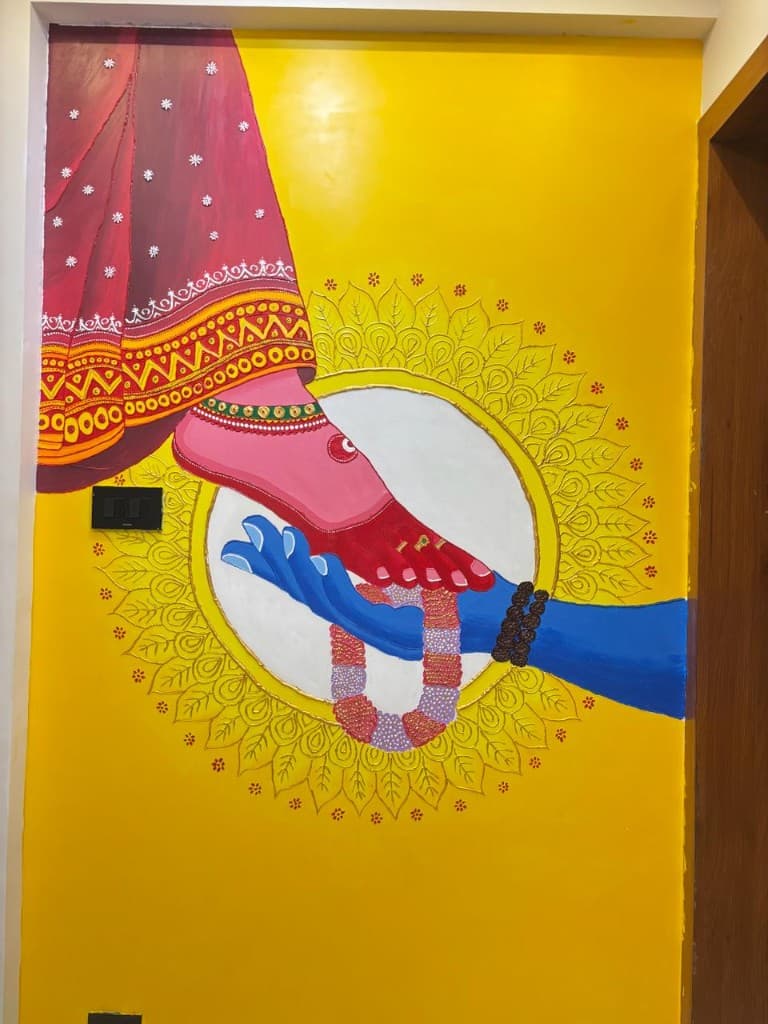 Wall art background